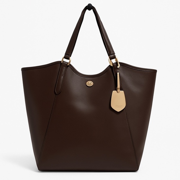 Coach Handbags - Coach  Brown Classic Leather Tote